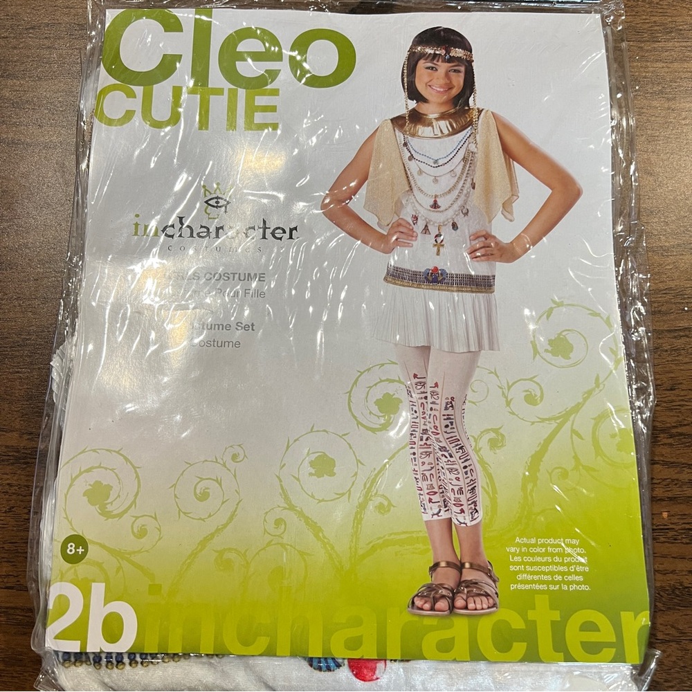 Cleopatra Girls Medium 10-12 Halloween Costume InCharacter Cleo Cutie NOS!
